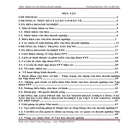 Văn hóa công sở tại Tập đoàn FPT