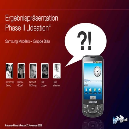 Grobkonzept Indoor Navigation - Barcamp Mainz