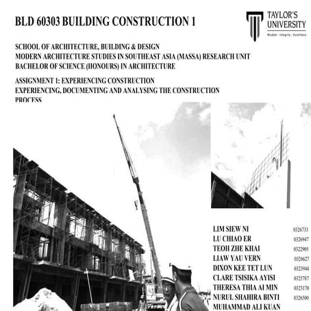 Experiencing Construction