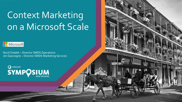 Context Marketing on a Microsoft Scale