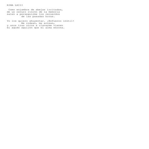 BéCquer Rima Vi | PDF