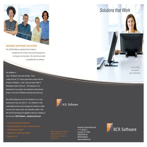 BCR Brochure