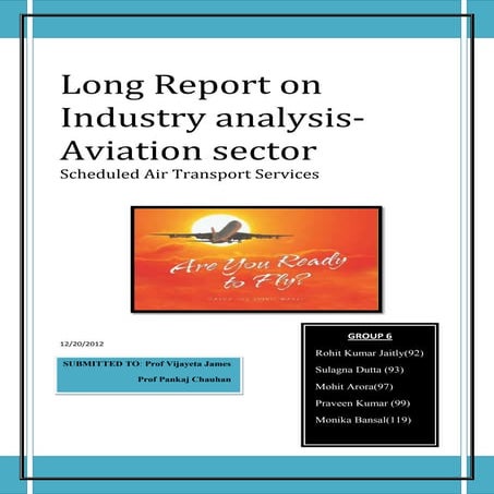 Indian Aviation sector analysis