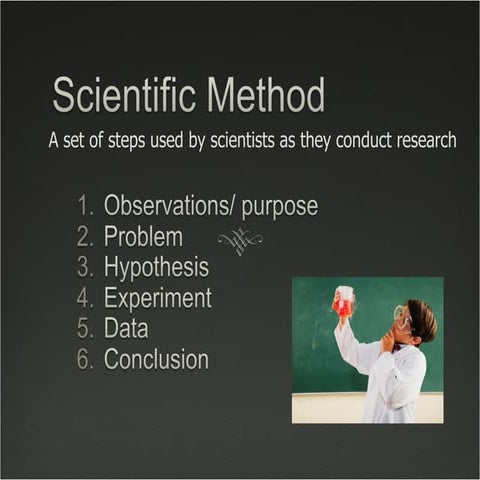 Bcr scientific method power point