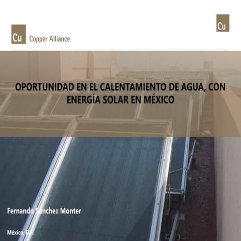 Situación Calentadores Solares de Agua en México 2014 