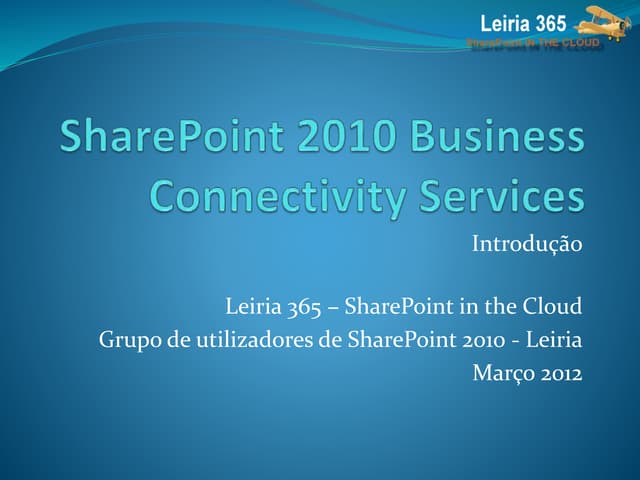 SharePoint 2010 Business Connectivity Services - Introdução