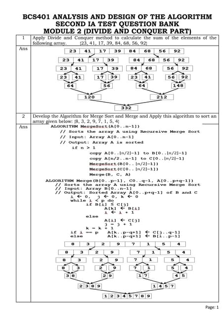 BCS401 ADA Second IA Test Question Bank.pdf