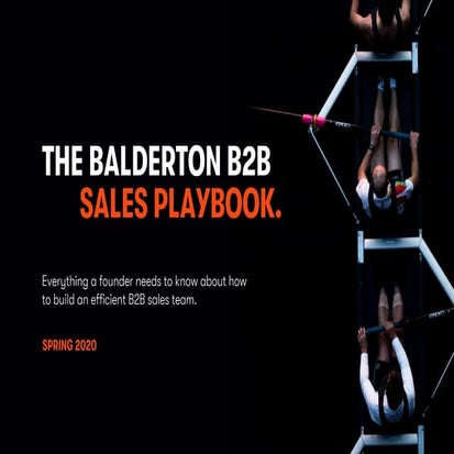 The Balderton B2B Sales Playbook