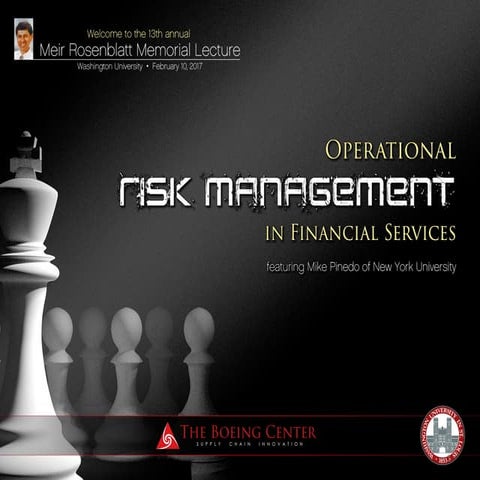 Operational Risk Management | PPTX