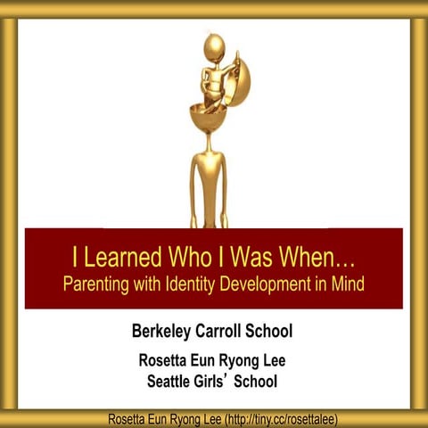 Berkeley Carroll School Parenting with Identity in Mind