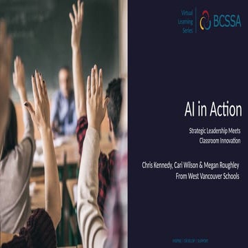 The West Vancouver Schools AI Story - September 2024