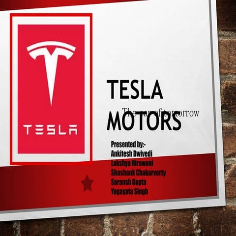 tesla electric cars | PPTX