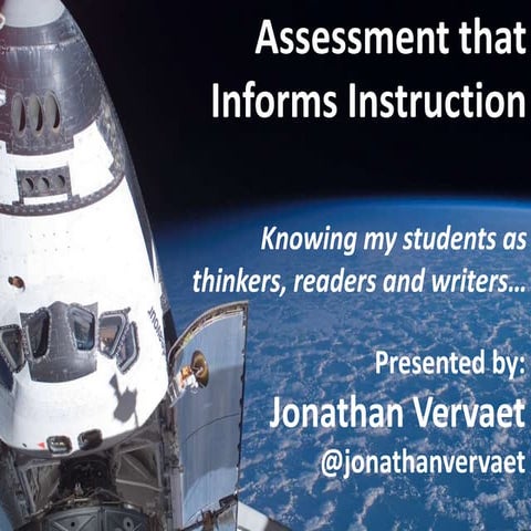 Assessment that Informs Instruction