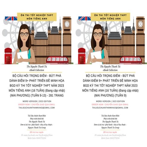 BỘ CÂU HỎI TRỌNG ĐIỂM - BỨT PHÁ DÀNH ĐIỂM 9+ PHÁT TRIỂN ĐỀ MINH HỌA BGD KỲ TH...