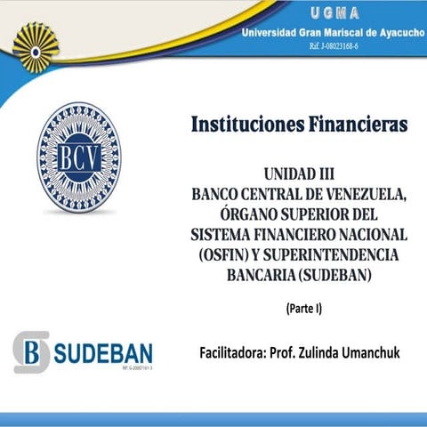 Banco Central de Venezuela presentación primera parte