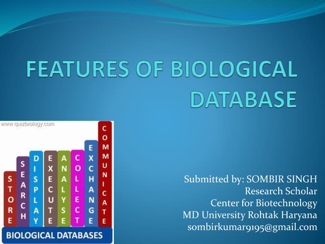 Biological Database