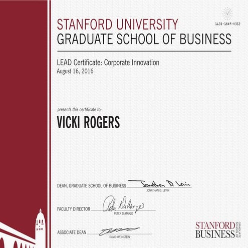 Stanford Lead Certificate Worth It