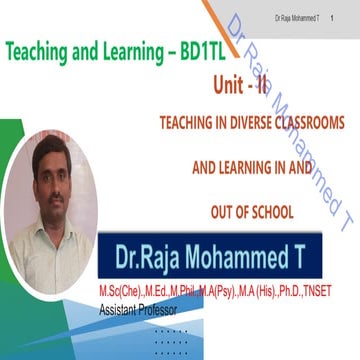 BD1TL - TNTEU - Teaching and Learning - Unit - 2.pdf