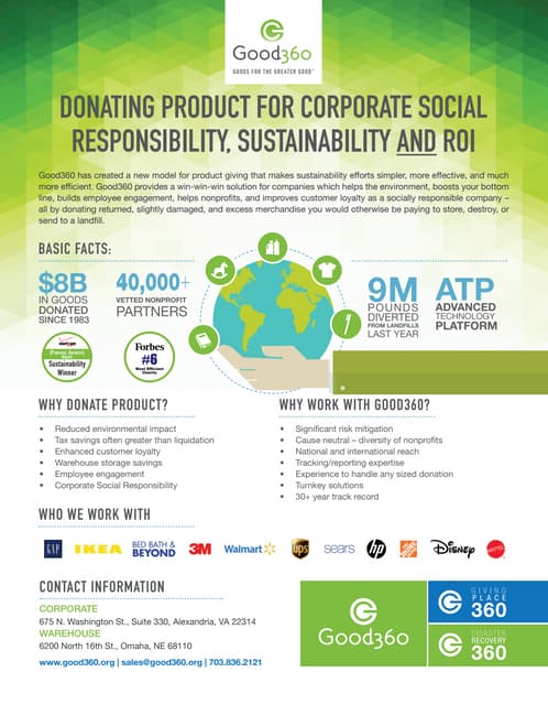 Good360 Top 10 Business Reasons | PDF