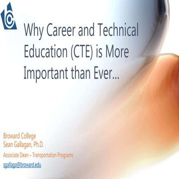 Why Career and Technical Education (CTE)