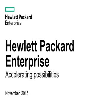 HPE new company