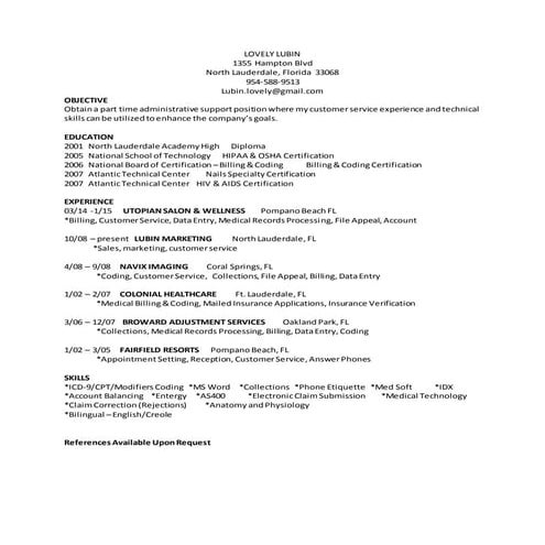 Ann's Resume | DOC