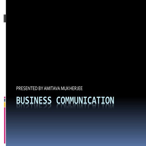 BUSINESS COMMUNICATION PPT