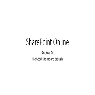 SharePoint Online
