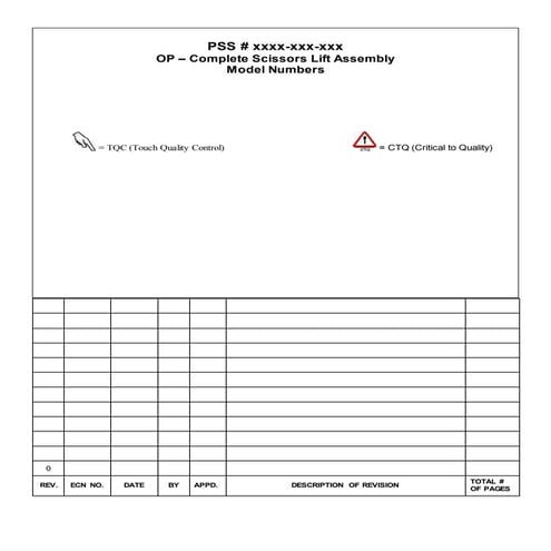 Scissors lift and pump assembly | DOCX