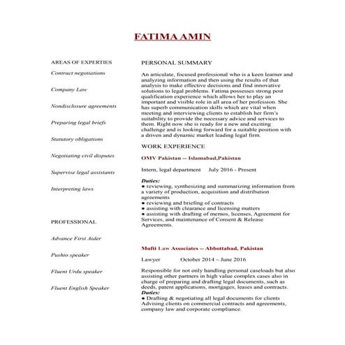 Ahlam Cv -E | DOCX
