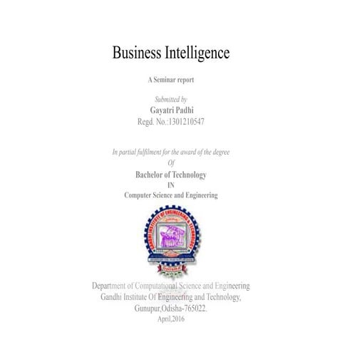 Business Intelligence