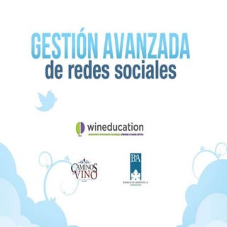 Gestión Avanzada de Redes Sociales ...