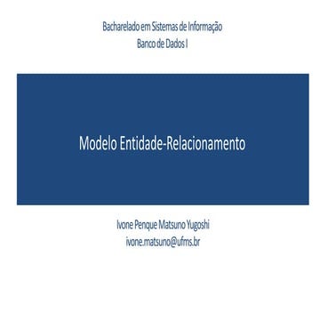 BANCO DE DADOS - Modelo conceitual - MER e DER.pdf