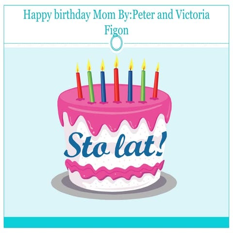 Birthday Presentation for mom