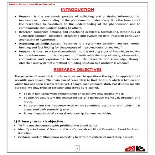 Blood Donation marketing