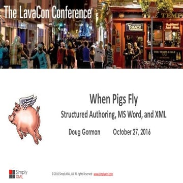 Doug Gorman: When Pigs Fly