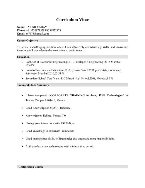 RAJESH_YADAV_JAVA_RESUME