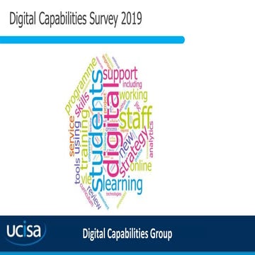 Digital capabilities survey 2019