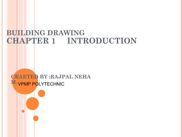 Building Drawing ch 1