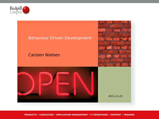 Behaviour Driven Development