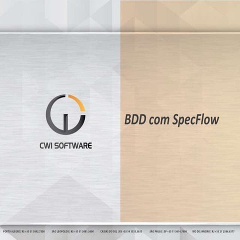 Xamarin UI Test + Specflow TDC | PDF