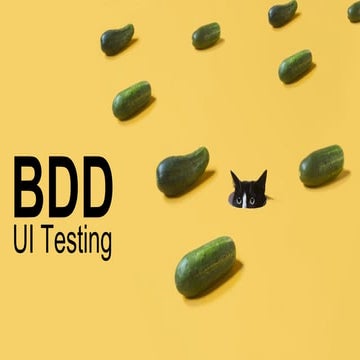BDD UI testing