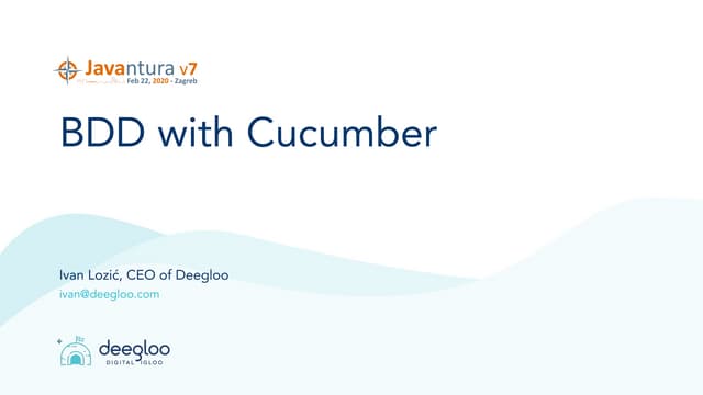Javantura v7 - Behaviour Driven Development with Cucumber - Ivan Lozić