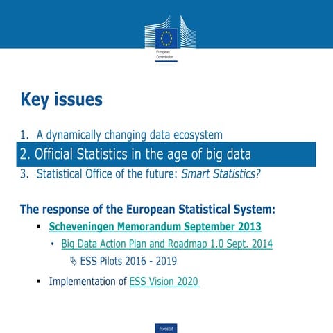 SC6 Workshop 1: Official Statistics in the Age of Big Data