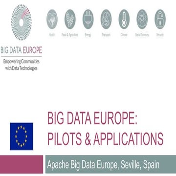 Apache Big_Data Europe event: "Integrators at work! Real-life applications of...