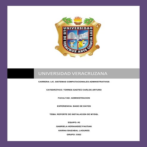 Bd eq.#3 actividad 2 reporte instalacion mys ql
