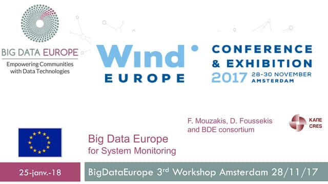  BDE SC3.3 Workshop - BDE Pilot case for Wind Turbine condition monitoring research 