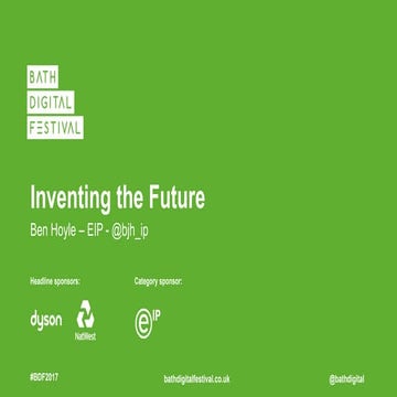 Inventing the Future: New Ways to Capture and Exploit Innovation