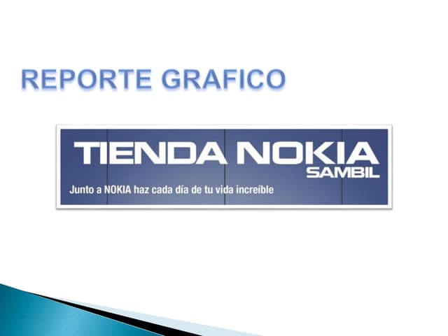 Reporte Gráfico Tienda Nokia