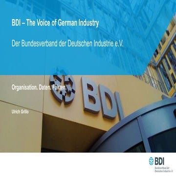 BDI - Bundesverband der Deutschen Industrie e.V. (Deutsche Präsentation)